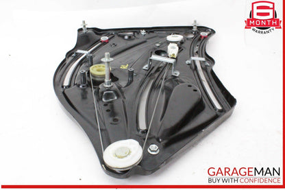 10-16 Mercedes W212 E400 Rear Left Door Window Regulator Frame w/o Motor OEM