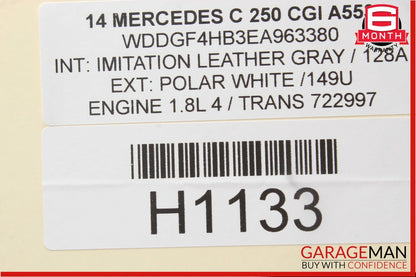08-15 Mercedes W204 C250 C350 Rear Left / Right Suspension Upper Control Arm