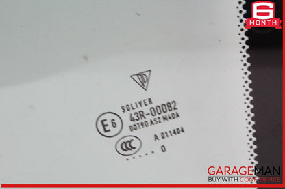 10-16 Porsche Panamera 970 Rear Left Driver Side Door Window Glass OEM