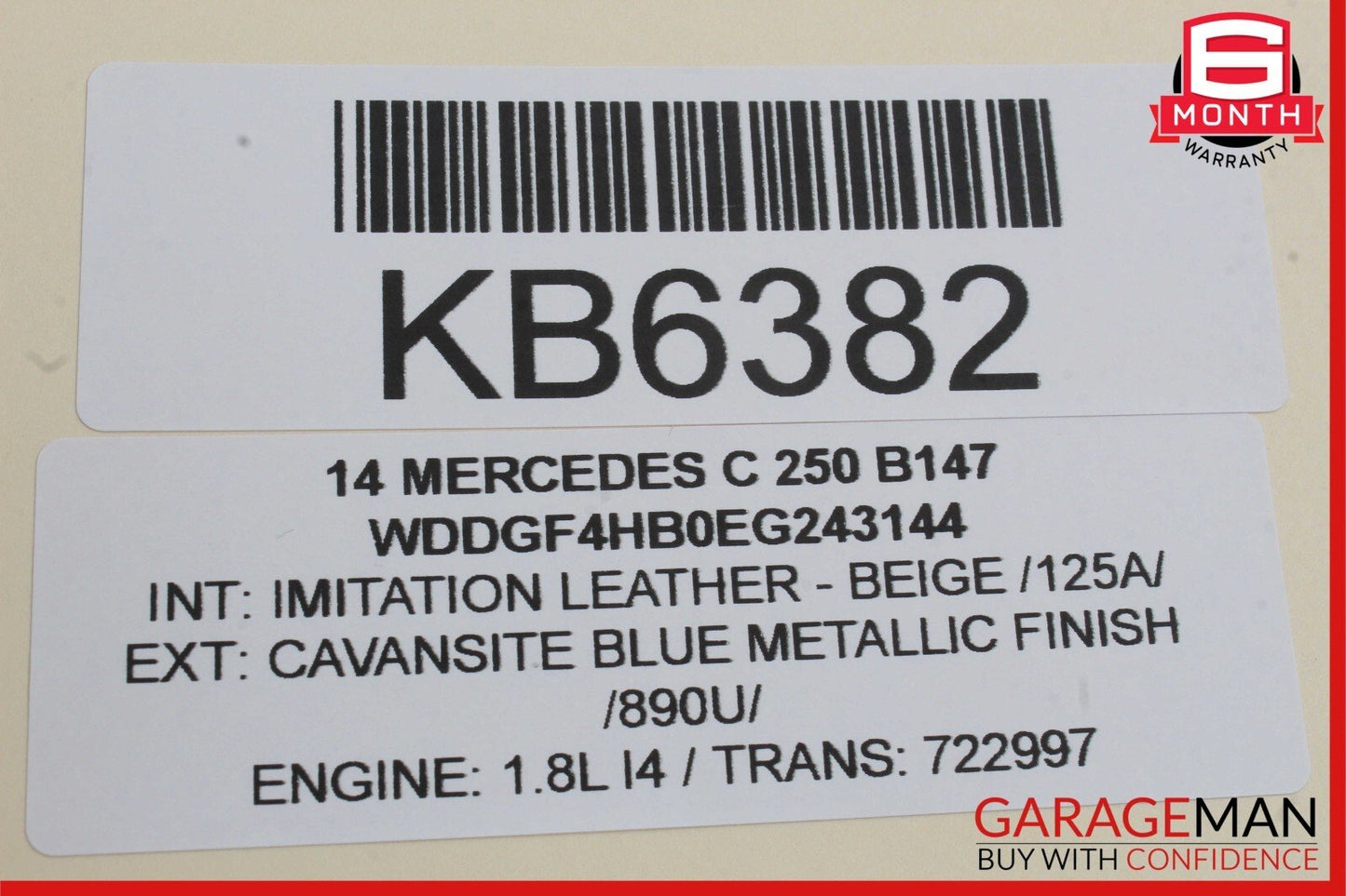 08-16 Mercedes W204 C250 GLK350 Rear Left Side Door Window Regulator Motor OEM