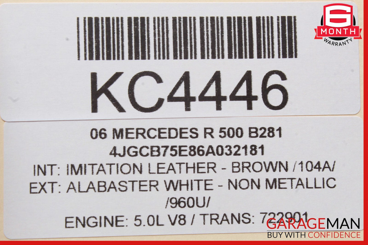 06-11 Mercedes W251 R500 ML450 GL450 Rear A/C Heater Climate Control Switch OEM