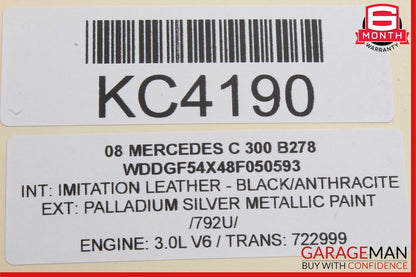 08-11 Mercedes W204 C300 C350 C63 Tail Light Lamp Right Side 2048200264 OEM