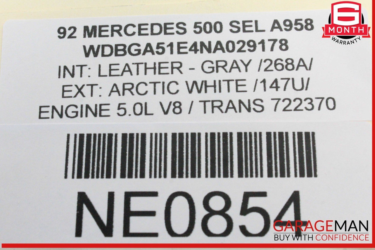 92-95 Mercedes W140 500SEL ABS Anti Lock Brake Control Module 0115454832 OEM