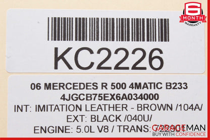 06-13 Mercedes GL450 ML350 R350 Front Right Door Window Regulator Motor Unit