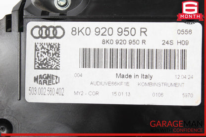 13-16 Audi A4 Speedometer Instrument Cluster Gauge 8K0920950R OEM