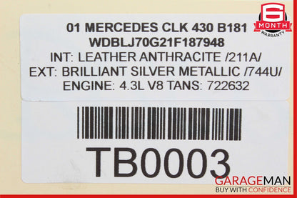 98-03 Mercedes W208 CLK430 Front Right & Left Brake Caliper Calipers Set of 2