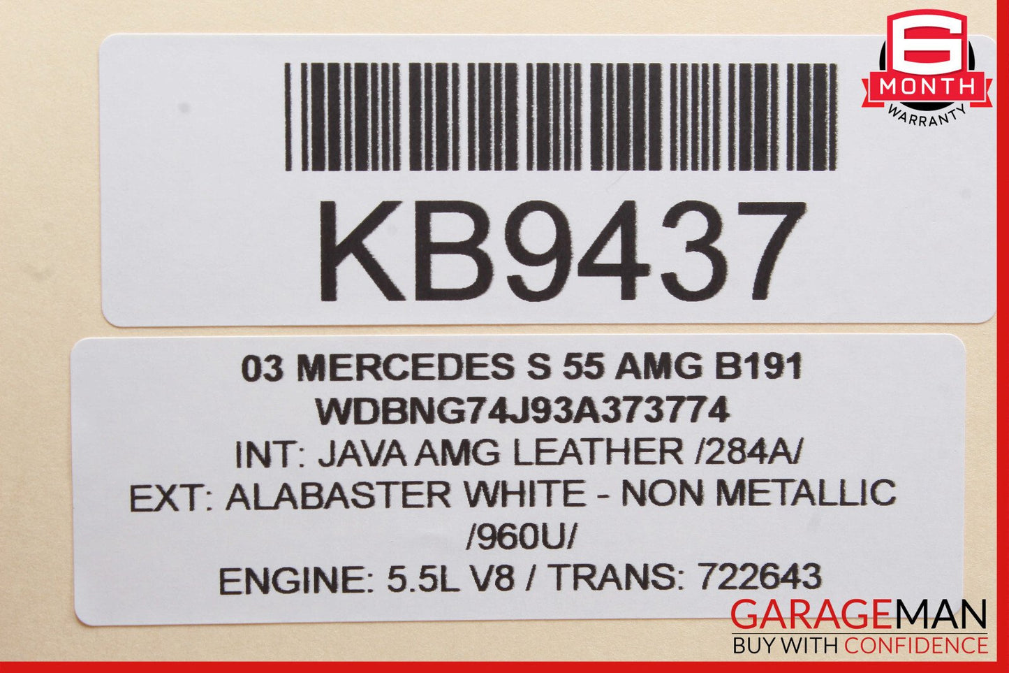 03-06 Mercedes W220 S55 AMG S500 Center Dashboard Control Switch 2208216558 OEM