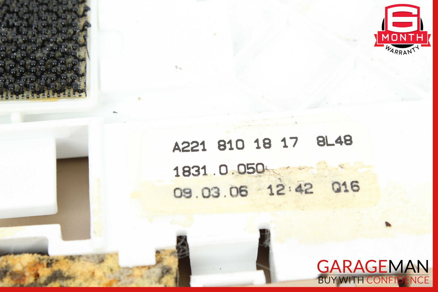 07-09 Mercedes W221 S550 Rear Overhead Vanity Mirror 2218101817 OEM