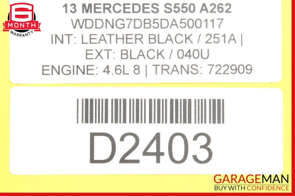 07-13 Mercedes W221 S550 S600 CL550 Headlight Switch Control 2219053500 Q01 OEM