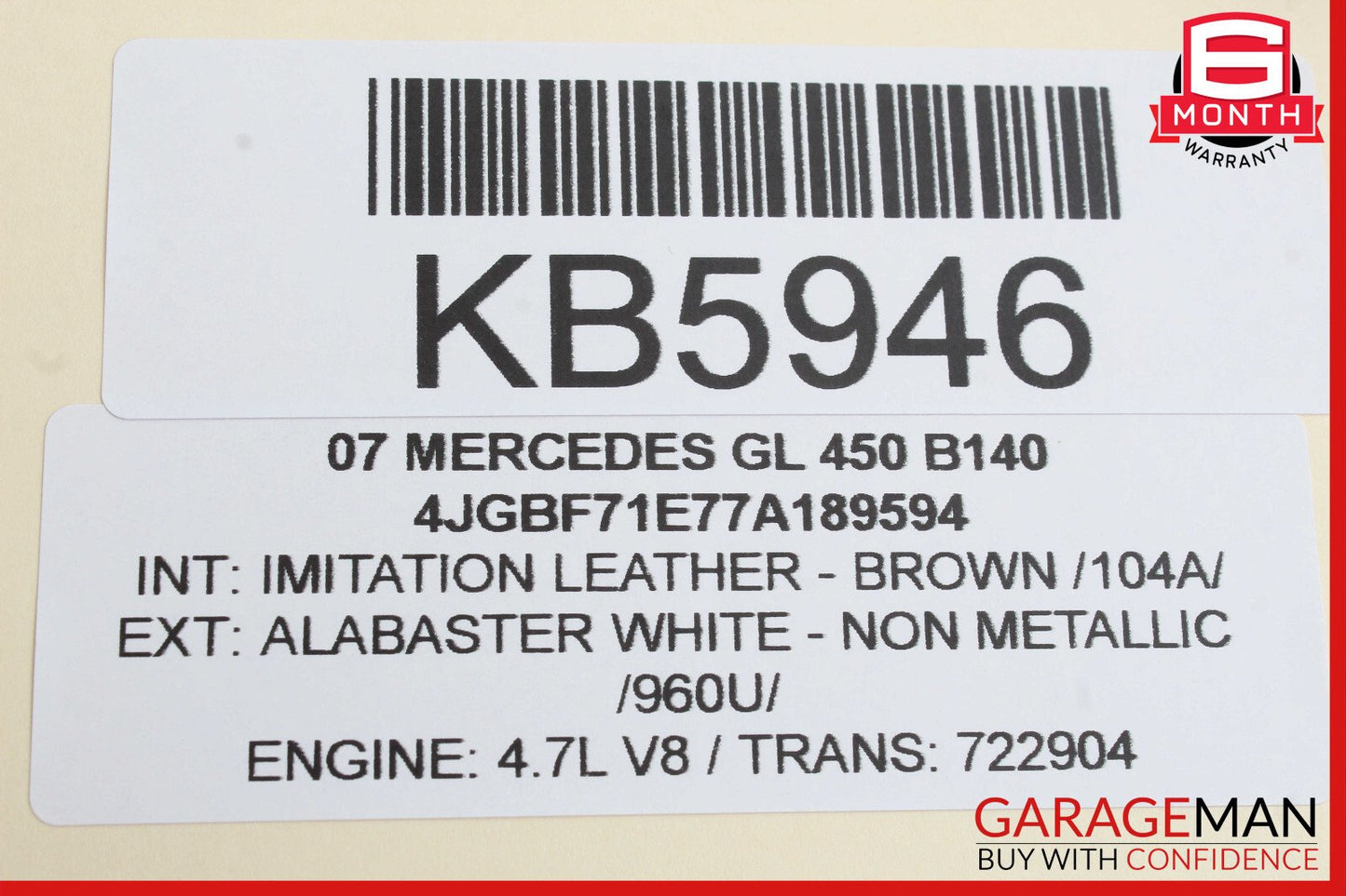 06-12 Mercedes X164 GL450 E350 Communication Control Module 2198200926 OEM