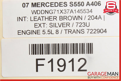 07-13 Mercedes W216 CL550 S550 Rear Trunk Lid Lock Latch Actuator 2217500085 OEM