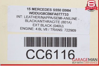 14-17 Mercedes W222 S550 S63 RWD Rear Axle Differential Carrier 2.65 Ratio OEM