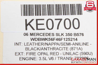 05-11 Mercedes R171 SLK350 Rear Right / Left Tie Rod Control Arm Set of 5 OEM