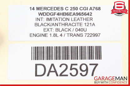 08-14 Mercedes W204 C250 Front Right Passenger Side Seat Adjust Control Switch