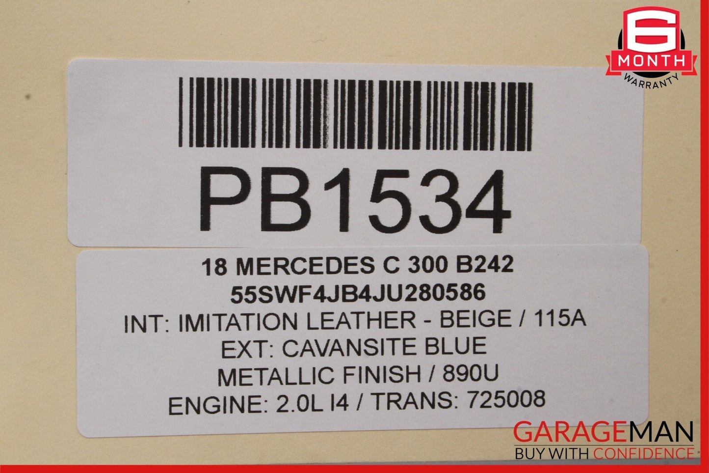 17-20 Mercedes W205 C300 Rear Diff Differential Axle Carrier RWD OEM