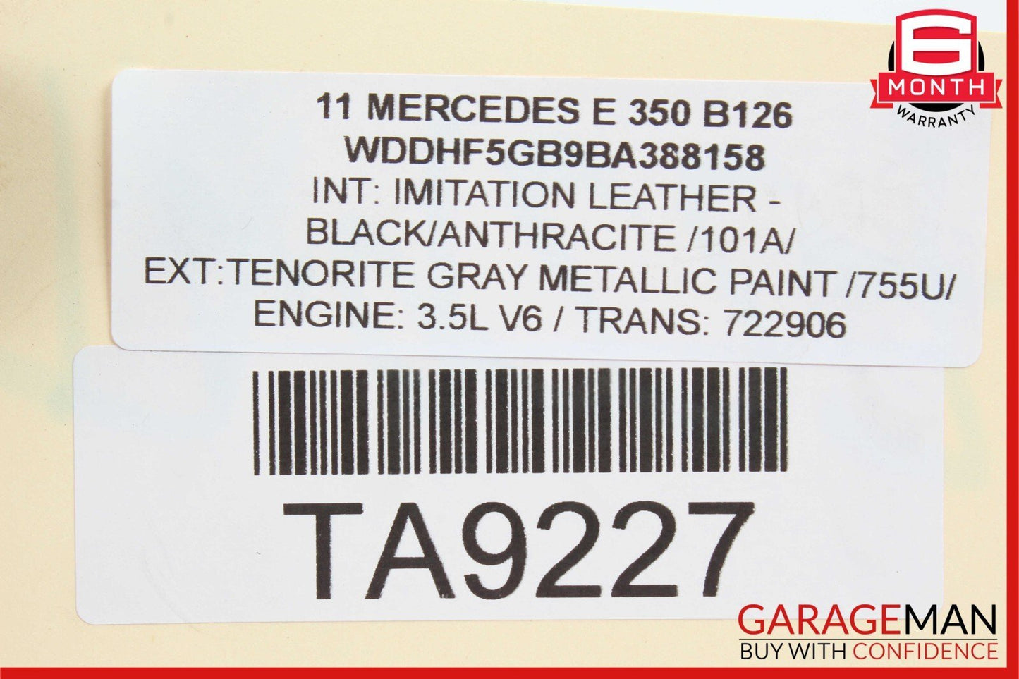 10-16 Mercedes W212 E350 RWD Front Left Side Suspension Wishbone Control Arm OEM