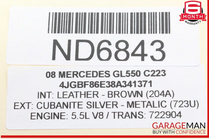 06-12 Mercedes X164 GL550 Front Left or Right Side Stabilizer Link Bar OEM