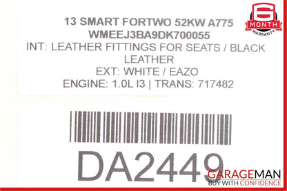 08-14 Smart Fortwo W451 Front Dash Dashboard Lower Knee Trim Panel Cover OEM