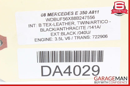 03-09 Mercedes W211 E350 Front Right Side Window Regulator Motor OEM