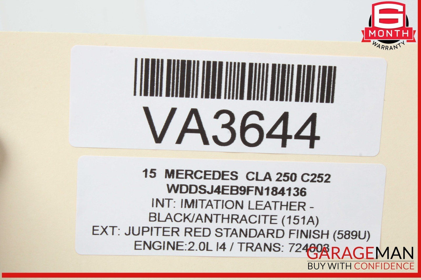 14-20 Mercedes W117 CLA250 Front Right Passenger Side Seat Belt Seatbelt OEM