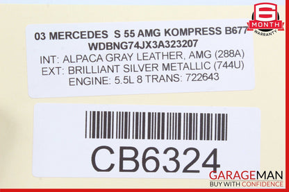 00-06 Mercedes W220 S55 AMG S500 Rear Left Side Seat Door Control Module OEM