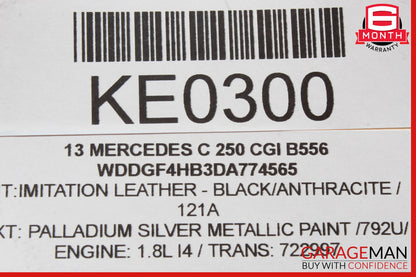 08-14 Mercedes W204 C300 Front Right Bumper Reinforcement Impact Bar Bracket OEM