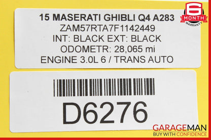 14-17 Maserati Ghibli Ignition Engine Start Stop Switch Control 670013537 OEM