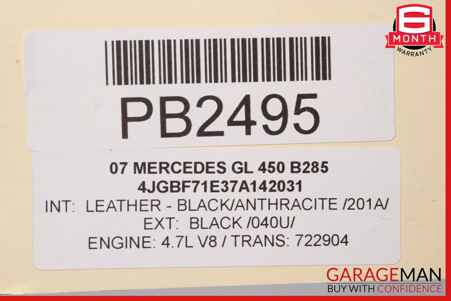 Mercedes X164 GL450 722.9 7G 4Matic Automatic Transmission OEM 145k