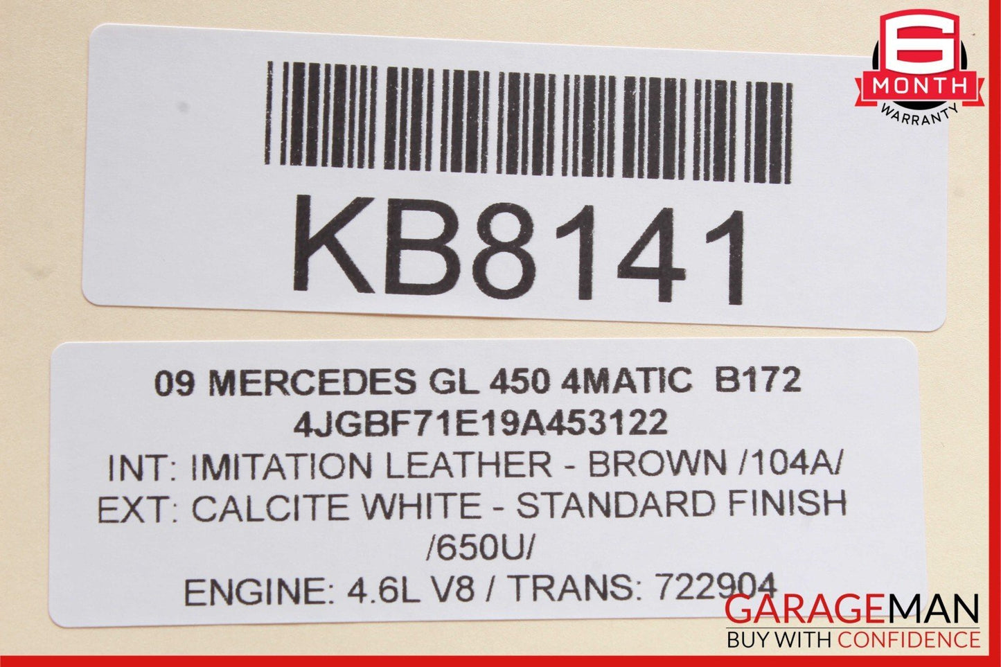 06-12 Mercedes X164 GL450 ML350 ML63 AMG Keyless Go Controller Module Unit