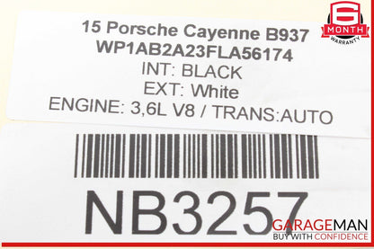 15-18 Porsche Cayenne 958 3.6L Engine Right Turbocharger Manifold OEM