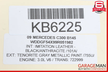 08-14 Mercedes W204 C300 C250 Rear Right Side Door Lock Latch Actuator OEM