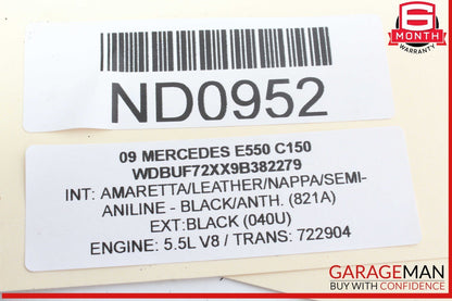 01-11 Mercedes W211 E550 Trunk Lid Lock Latch Handle 2037500793 OEM