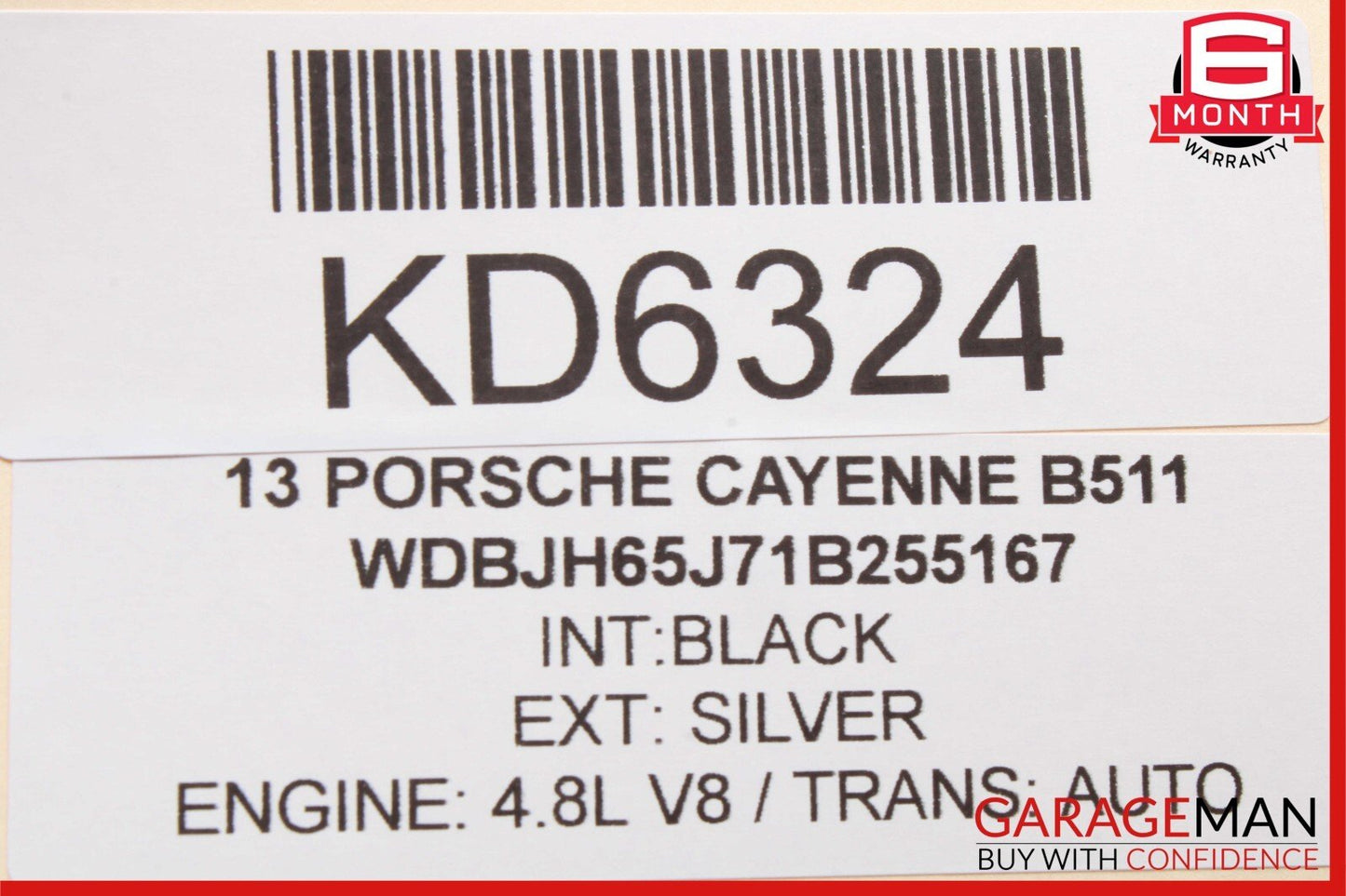 11-17 Porsche Cayenne 958 Rear Right Passenger Side Interior Door Release Handle