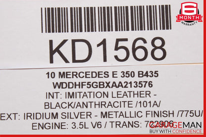 10-13 Mercedes W212 E350 E550 E400 Steering Wheel Airbag Air Bag Assembly Black