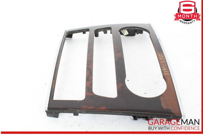 06-12 Mercedes W164 ML350 4MATIC Center Console Control Trim Panel Wood Bezel