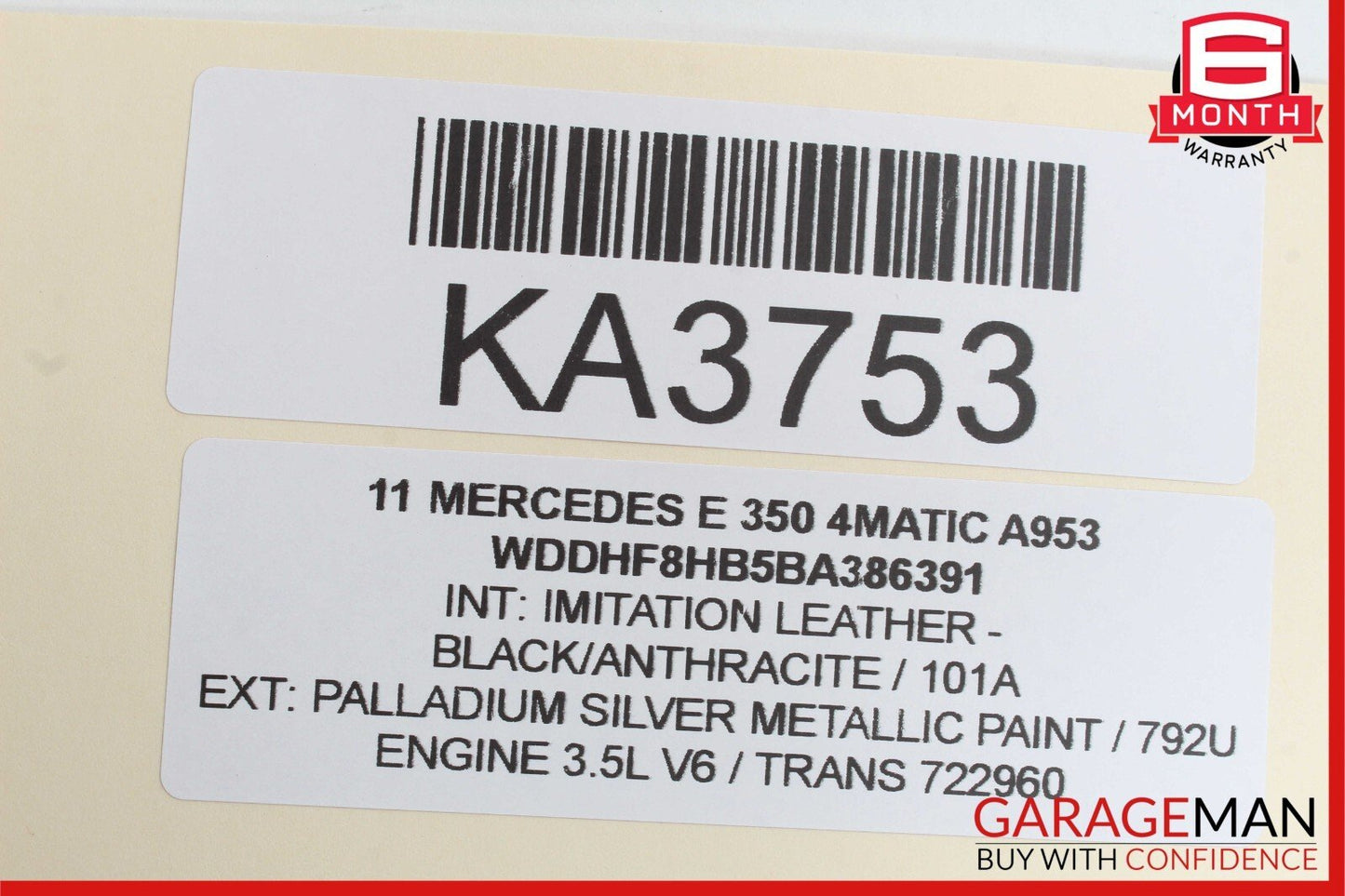 10-11 Mercedes W212 E350 E550 Right Side LED Daytime Running Light Fog Lamp OEM