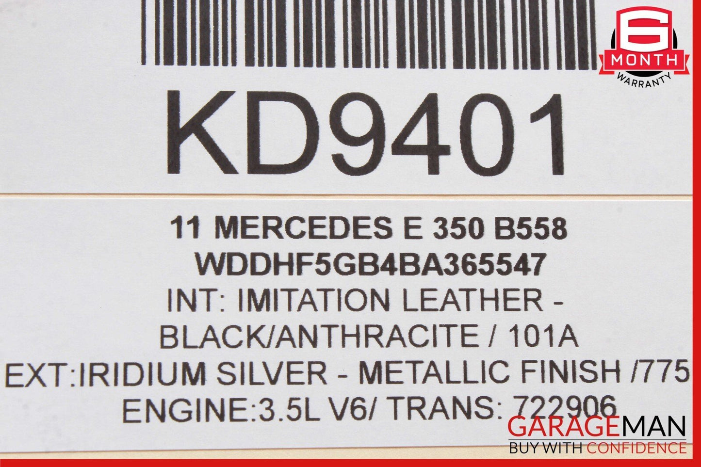 08-18 Mercedes W212 E350 C350 CLS550 Rear Left Side Door Control Module OEM