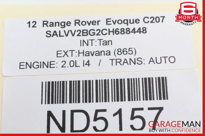 12-15 Range Rover Evoque Fuse Box Junction Relay Module 5M5T14B192AA OEM