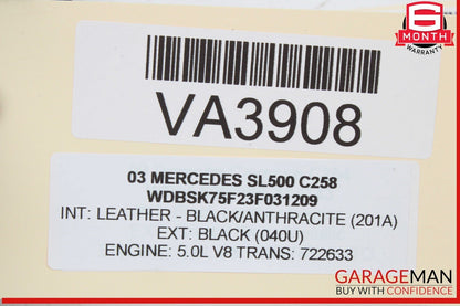 03-08 Mercedes R230 SL500 Front Right Side Seat Adjust Control Switch Module OEM