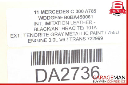 12-14 Mercedes W204 C300 C250 Sedan Right Passenger Exterior Door Handle Blue