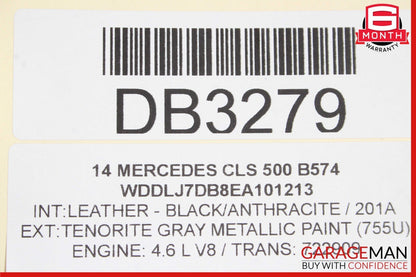 12-18 Mercedes W218 CLS400 CLS550 Front Right Side Exterior Door Shell Grey