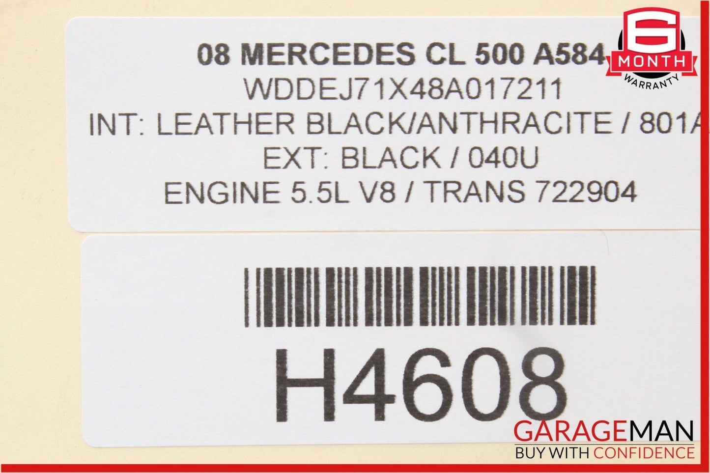 07-13 Mercedes W216 CL500 CL600 Front Left Door Lock Latch Actuator Keyless Go