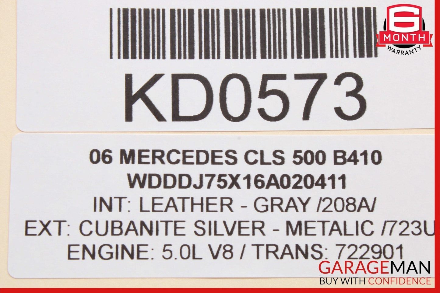 06-11 Mercedes W219 CLS500 Front or Rear Right Side Window Regulator Motor OEM