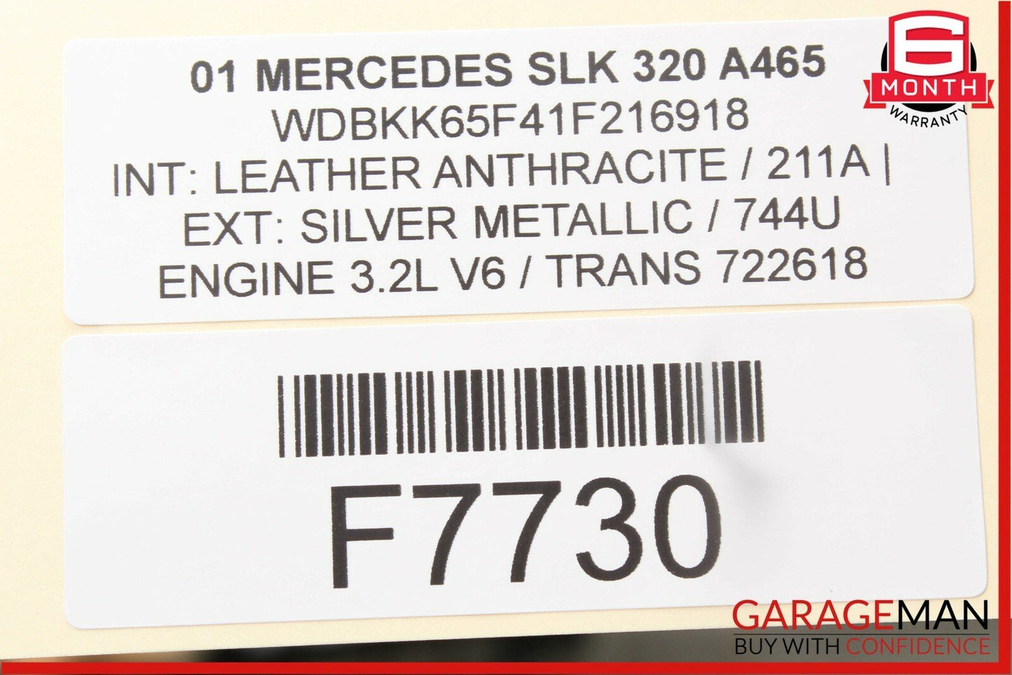 97-04 Mercedes R170 SLK320 MAF Mass Air Flow Sensor Meter 1120940048 OEM