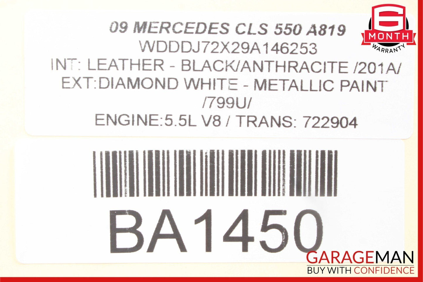 06-12 Mercedes W211 E350 SL550 CLS550 TPMS Tire Pressure Control 1645403762 OEM