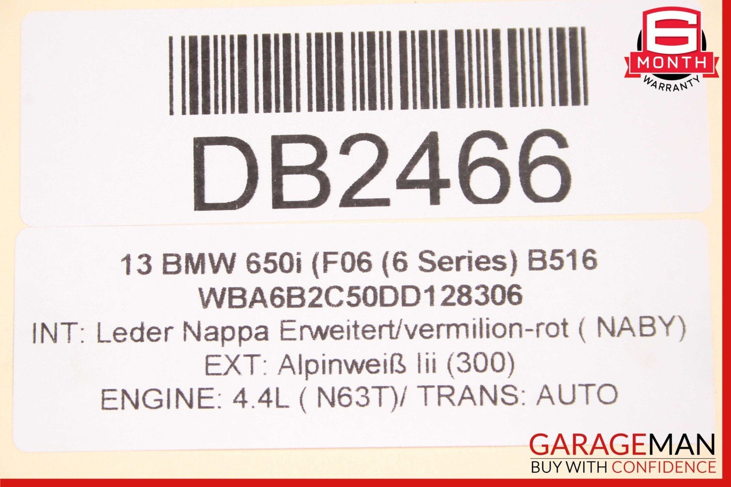13-19 BMW F06 650i 4.4L Engine Motor Radiator Cooling Fan Shroud Assembly OEM
