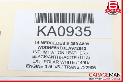 08-20 Mercedes W212 E350 CLS400 C300 Front Right Side Seat Control Module Unit