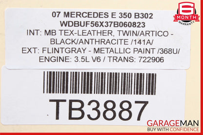 05-13 Mercedes X204 GLK350 E350 M272 Ignition Coil  Spark Plug Set of 6 Pc