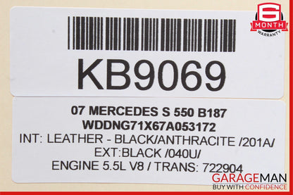 07-13 MERCEDES W221 S550 FRONT RIGHT PASSENGER SIDE EXTERIOR DOOR HANDLE OEM