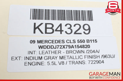 06-11 Mercedes W219 CLS550 Rear Right Side Door Control Module 2198203626 OEM